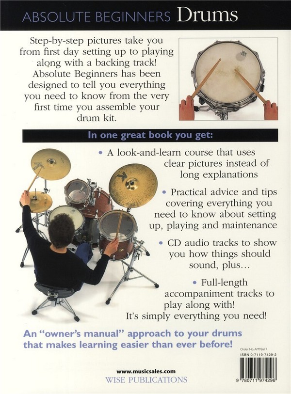 ABSOLUTE BEGINNERS (+CD): DRUMS