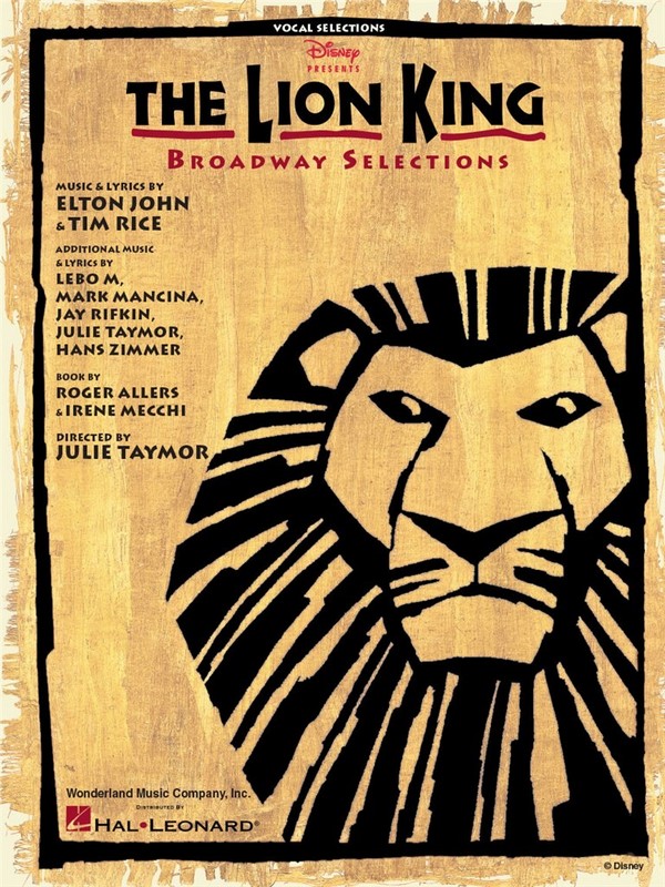 The Lion King Broadway Selections