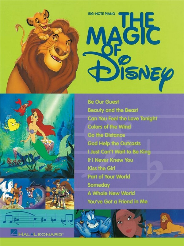 The Magic of Disney: songbook for