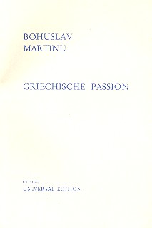 Griechische Passion Libretto (dt)