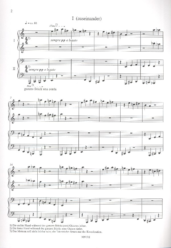 Auseinander ineinander nebeneinander