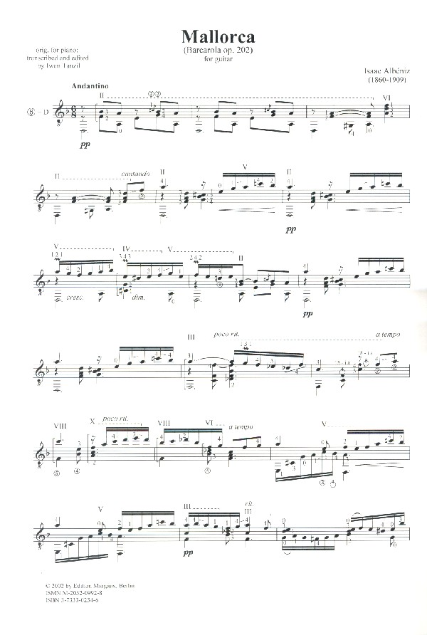Mallorca op.202 Barcarola