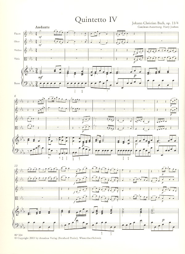 Quintett Es-Dur op.11,4