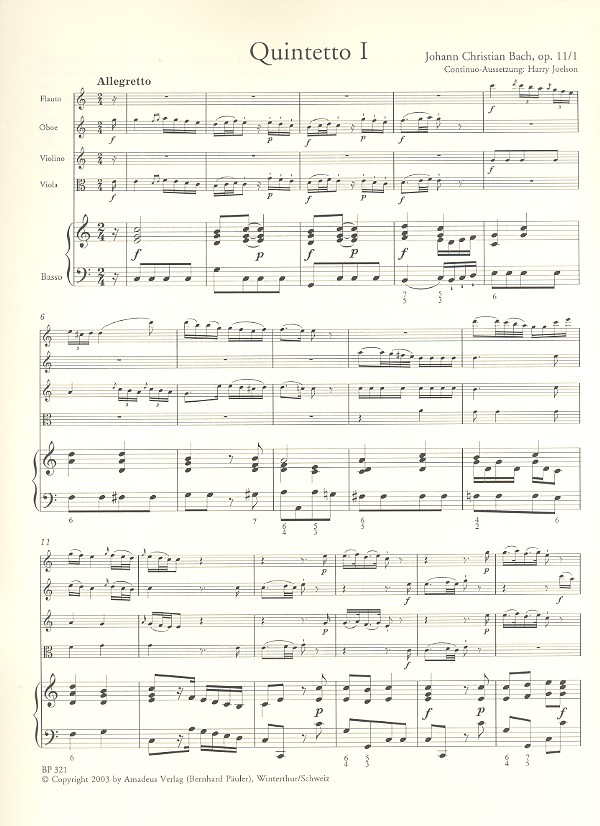Quintett C-Dur für Violine,