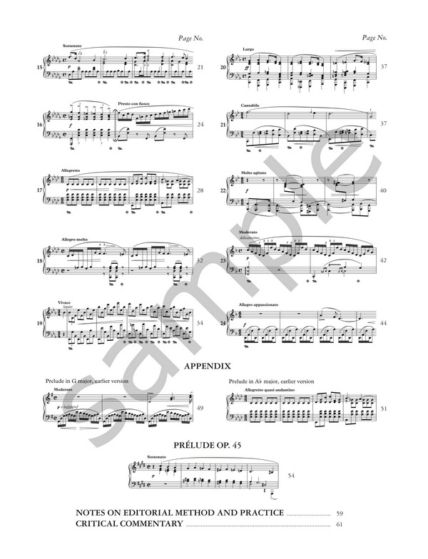 Préludes op.28 und op.45