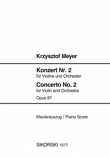 KONZERT NR.2 OP.87 FUER