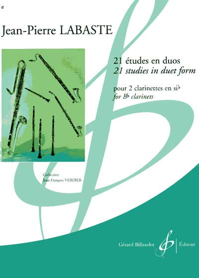 21 études en duos pour 2 clarinettes