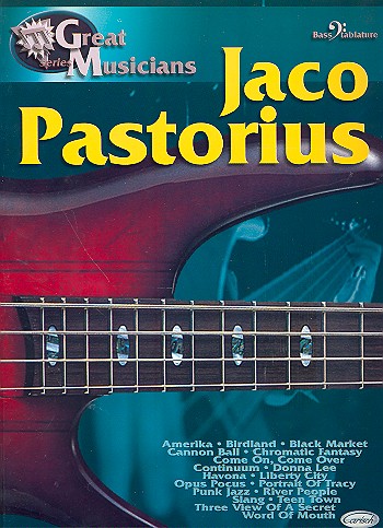 Jaco Pastorius: for bass/tabulature