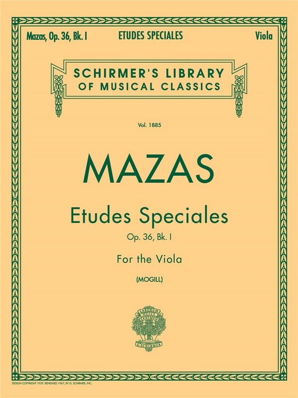 Etudes speciales op.36 vol.1