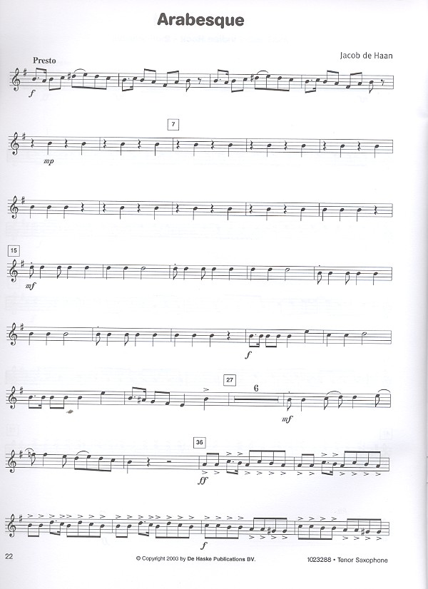 Band Time Expert: Tenorsaxophon
