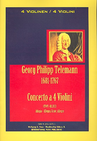 Concerto a 4 violini TWV40:203
