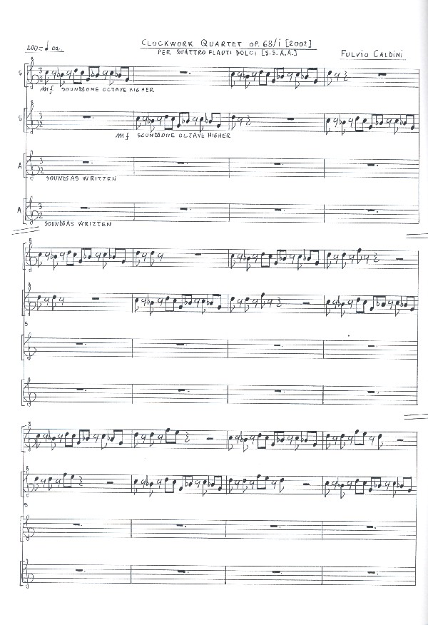 Clockwork- Quartet op.68,1
