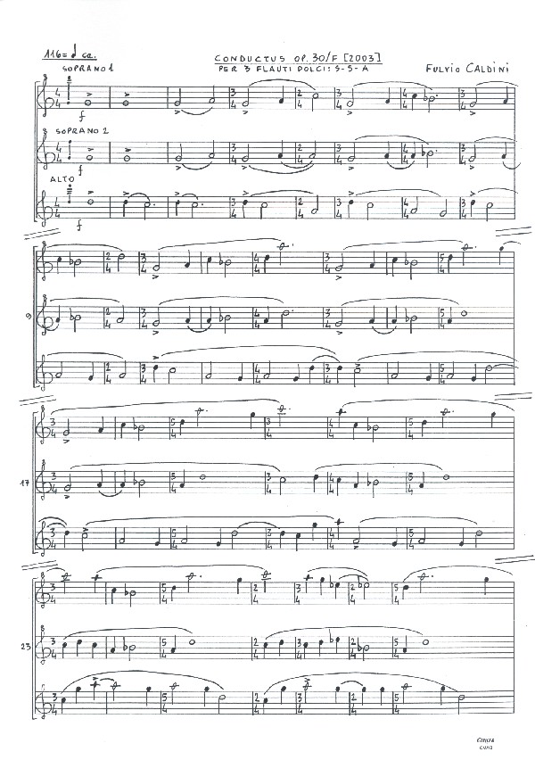 Conductus op.30F