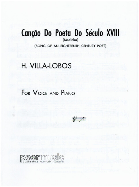 Cancao Do Poeta Do Sécolo XVIII
