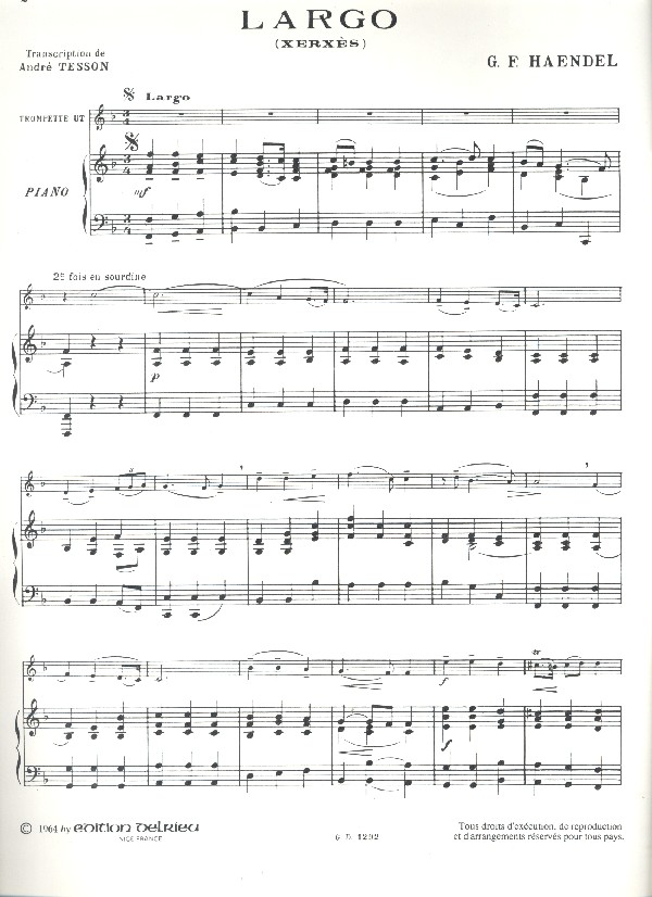 Largo pour trompette