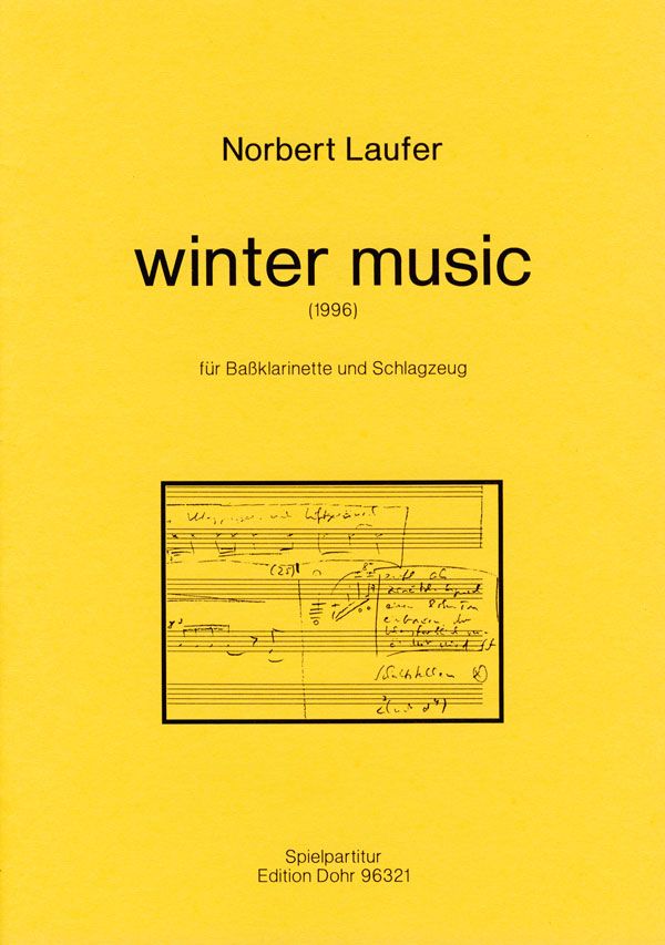 Winter Music für Baßklarinette