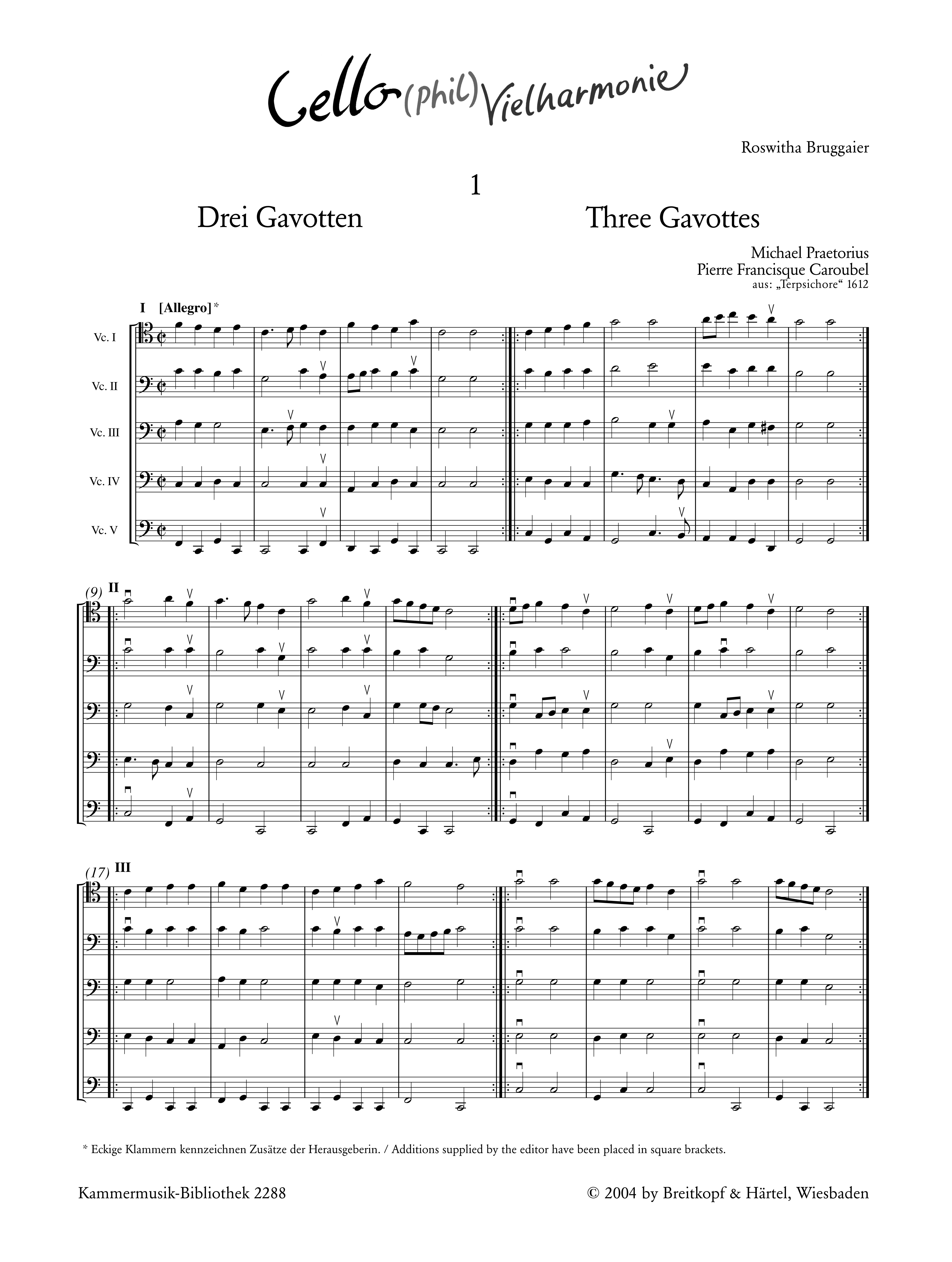 Cello Vielharmonie Band 1