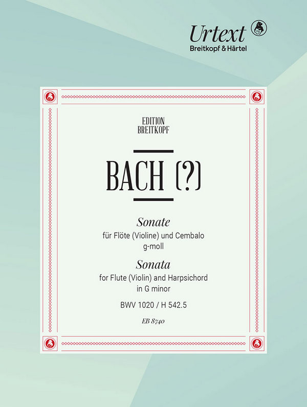 Sonate g-Moll BWV1020