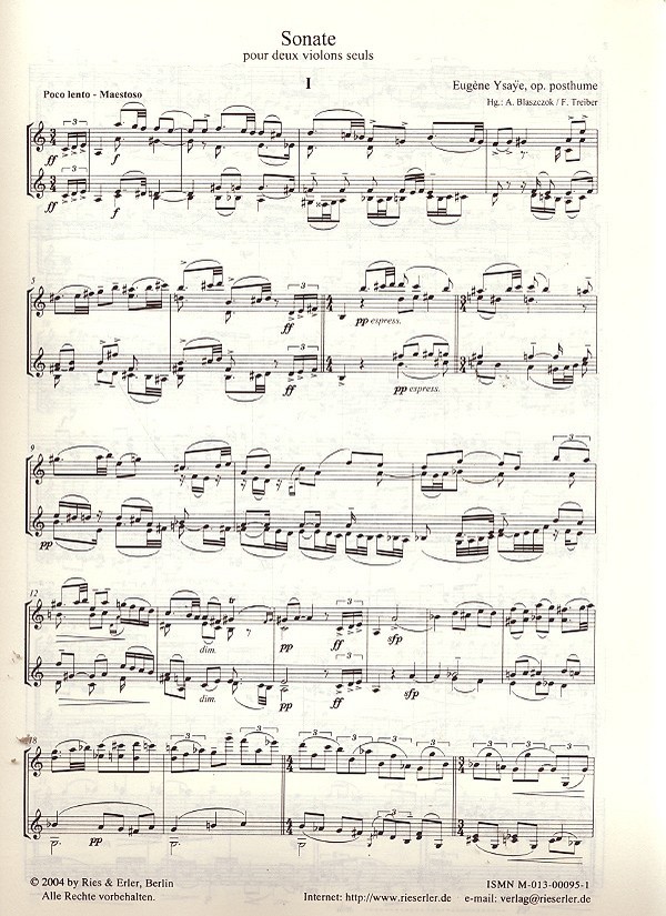 Sonate op.posthume