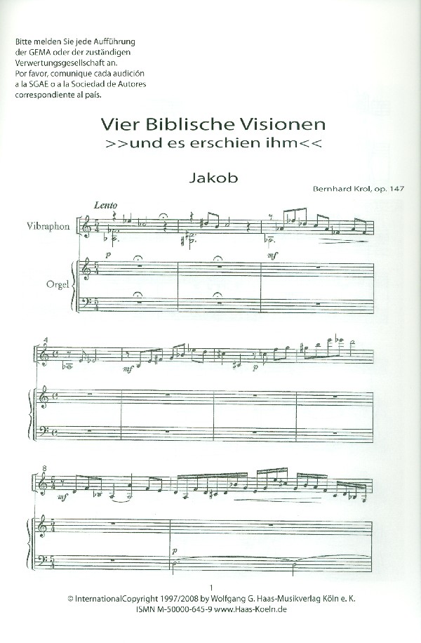 4 biblische Visionen op.147