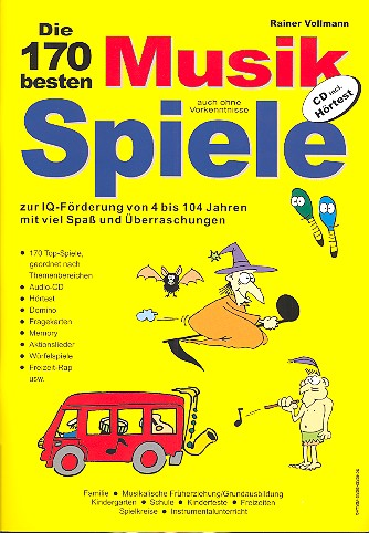 Die 170 besten Musikspiele (+CD)