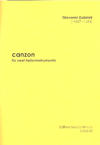 Canzon für 2 Tasteninstrumente