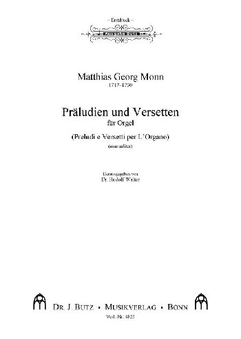 Präludien und Versetten