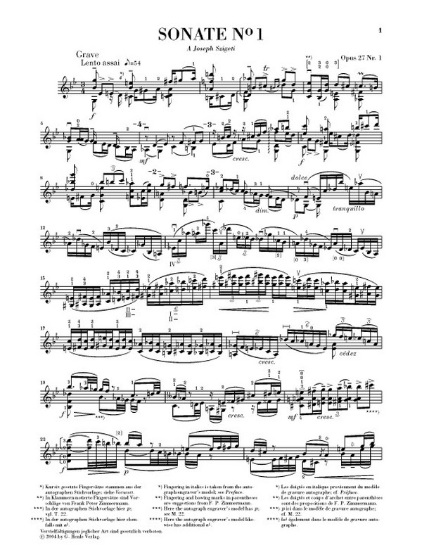 6 Sonaten op.27