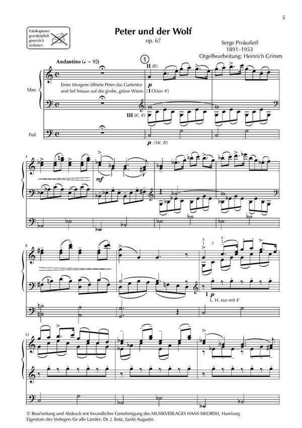 Peter und der Wolf op.67