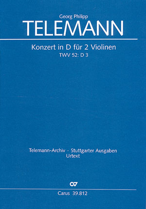 KONZERT D-DUR TWV52:D3 FUER