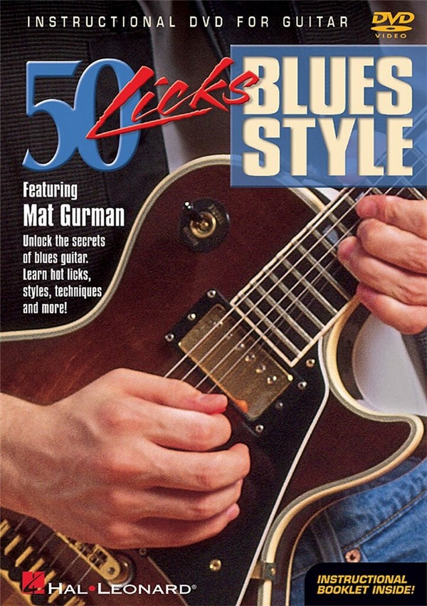 50 Licks Blues Style DVD-Video