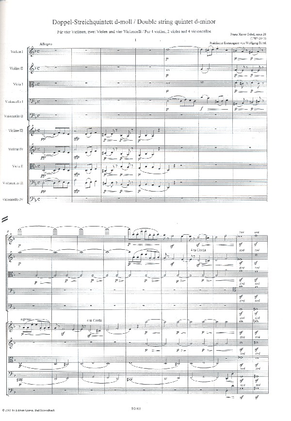 Doppelquintett d-Moll op.28