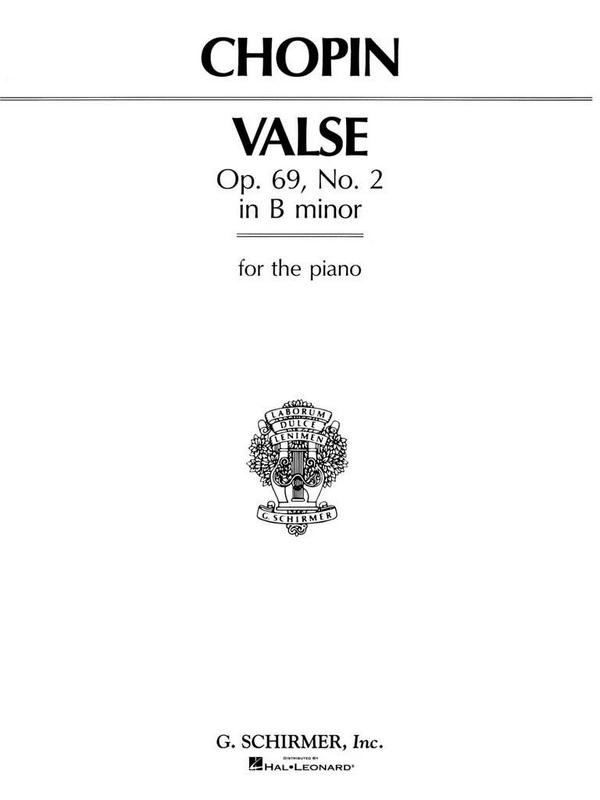 Valse b minor op.69,2