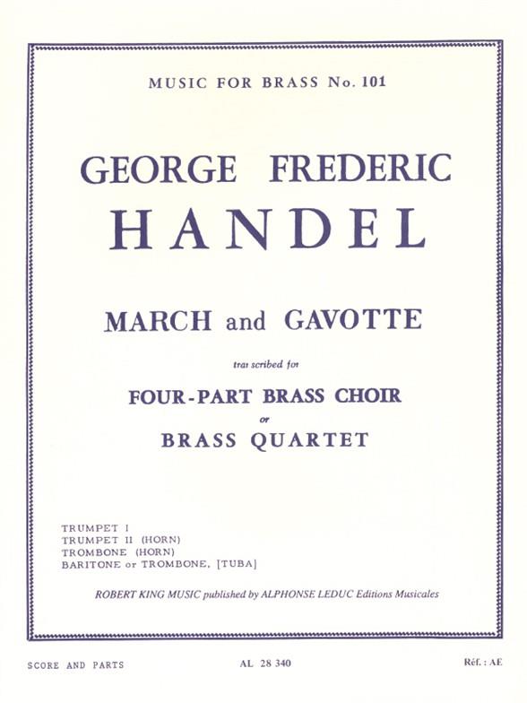 March and Gavotte for brass