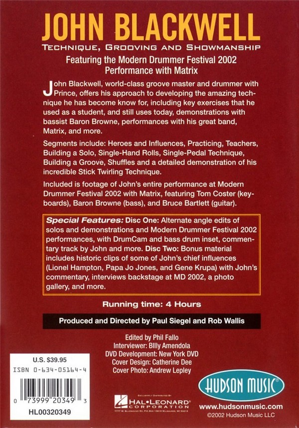 John Blackwell DVD
