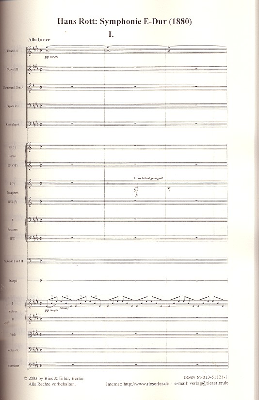 Sinfonie E-Dur Nr.1 