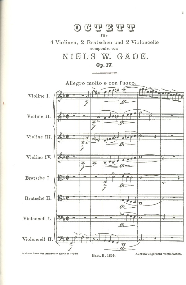 Octett F-Dur op.17 