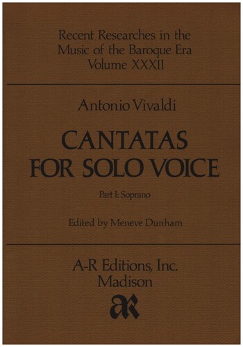 Cantatas for Solo Voice vol.1