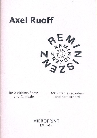 Reminiszenz für 2 Altflöten
