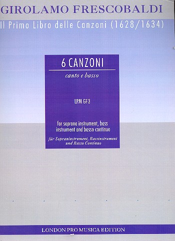 6 canzonas for treble instrument,