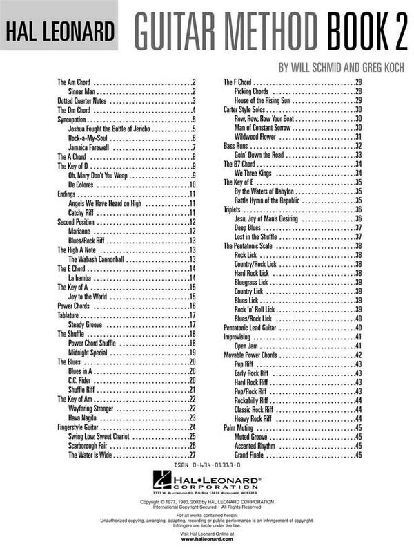 Hal Leonard Guitar Method vol.2 (+audio access)