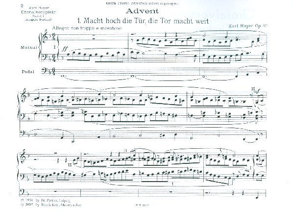 Choralvorspiele op.57 Band 1