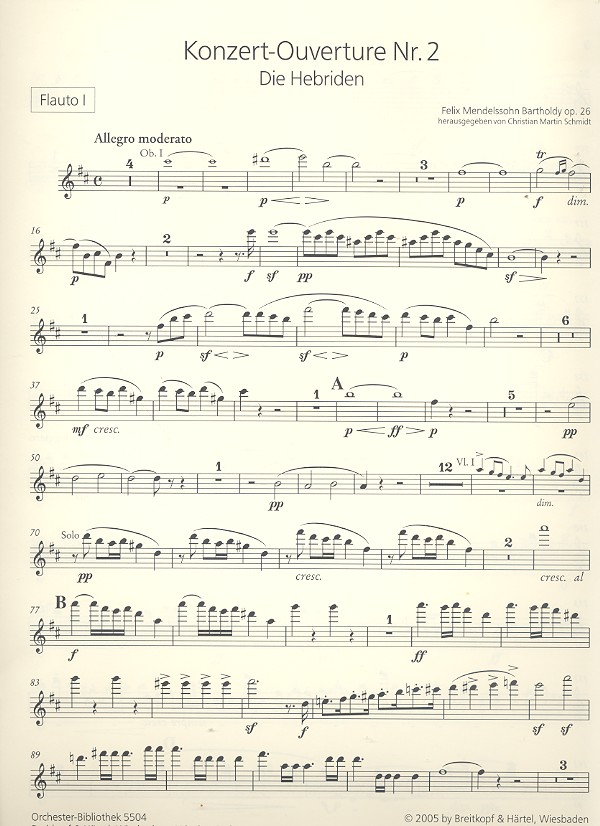 Die Hebriden op.26 - Ouvertüre