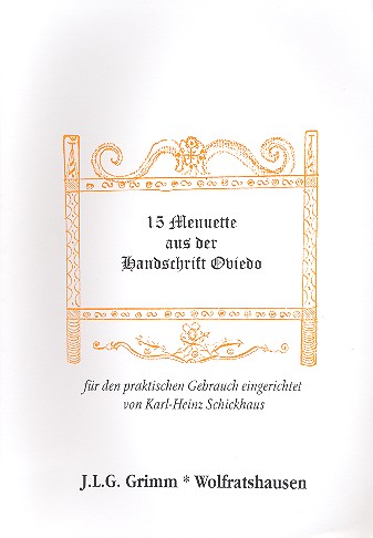 15 Menuette aus der Handschrift Oviedo 
