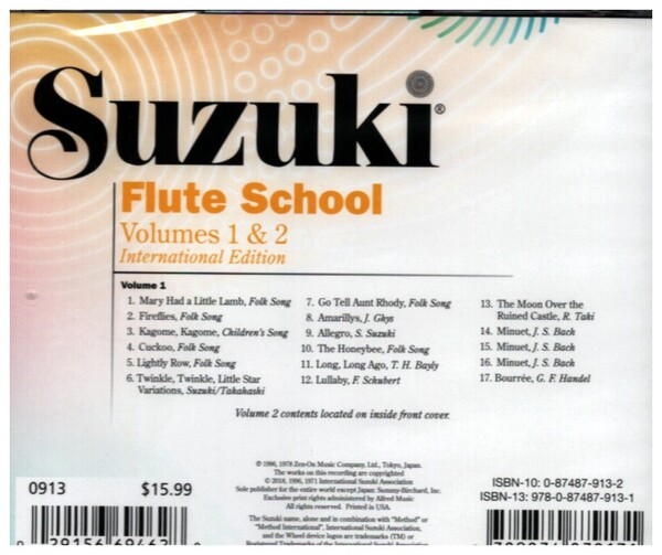 Suzuki Flute School vols.1-2 