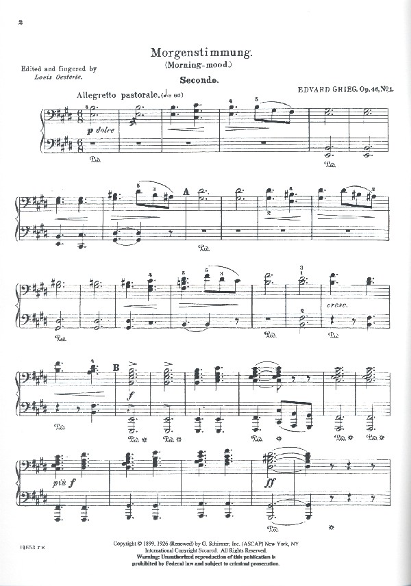 Peer Gynt op.46 Suite Nr.1