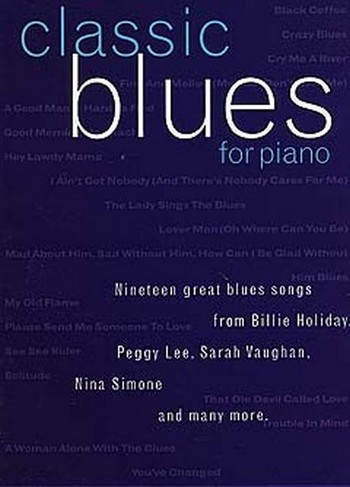 Classic blues for piano: Songbook