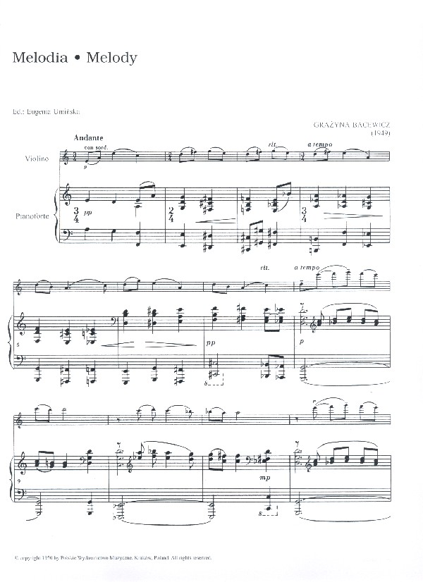 The most beautiful Bacewicz