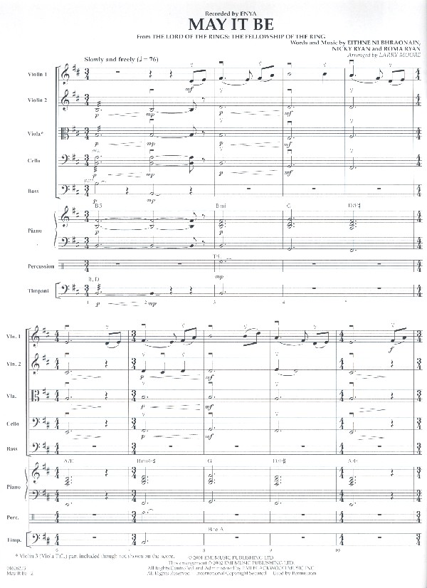 May it be from Lord of the Rings