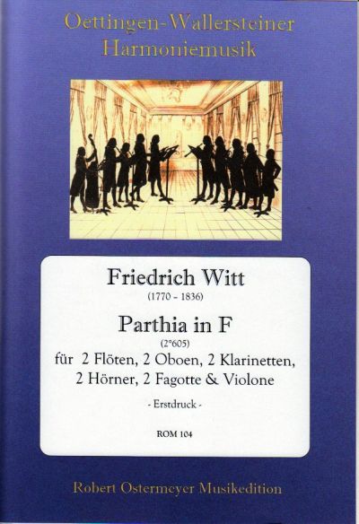 Parthia F-Dur Nr.605  für 2 Flöten, 2 Oboen,
